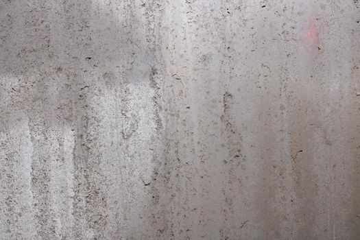 Gray dirty glass close up, texture or bacground for text