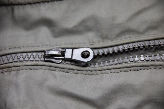 light gray jacket with zipper