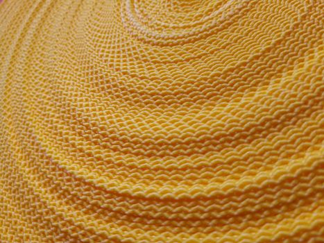 Yellow Abstract circular pattern of yellow sling.