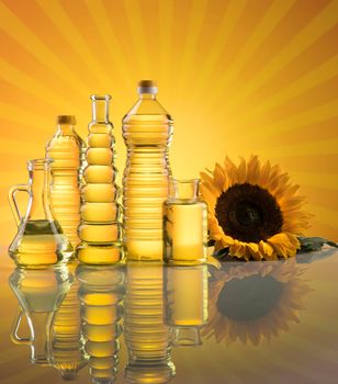 Cooking and food oil products, Extra virgin olive, sunflower seed