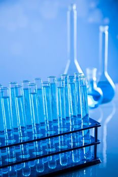 Scientific glassware for chemical experiment, Laboratory equipment