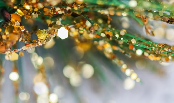 New Years Eve and happy holidays concept. Christmas abstract blur defocused background