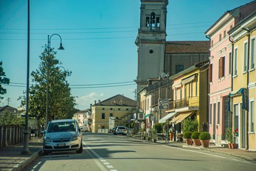 Street View of a small town in Italy