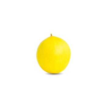 Yellow melon or cantaloupe isolated on white background
