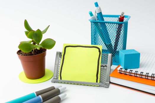 Tidy Workspace Setup, Writing Desk Tools And Equipment, Time Management