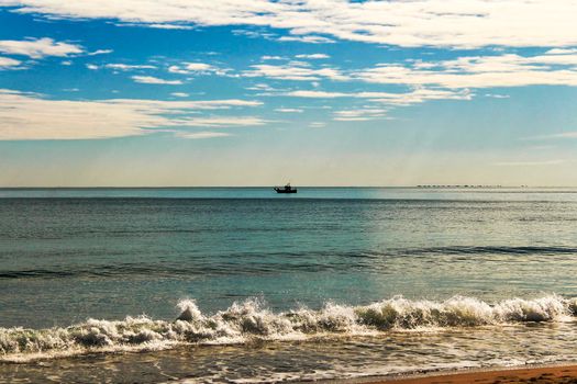 Beach in the morning in Southern Spain, Alicante