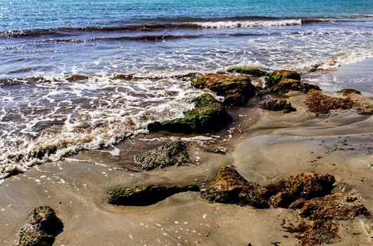 Beach in the morning in southern Spain, Alicante