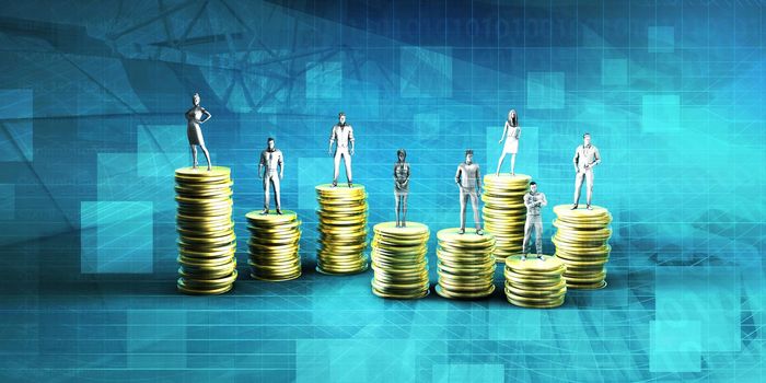 Business Chart Abstract Background Financial People Theme