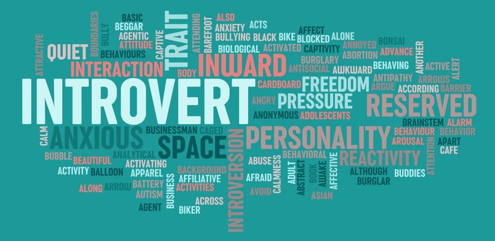 Introvert Personality Concept of Human Psychology Character