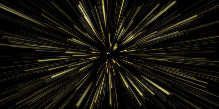 Warp Speed Abstract Background in Space Concept