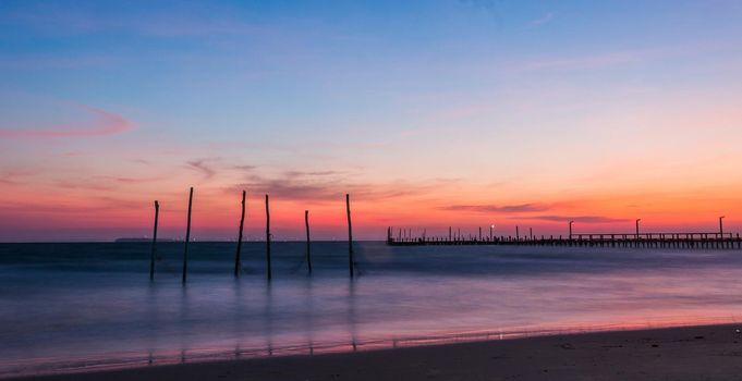 The sunrise on Koh Rong Samloem, Cambodia