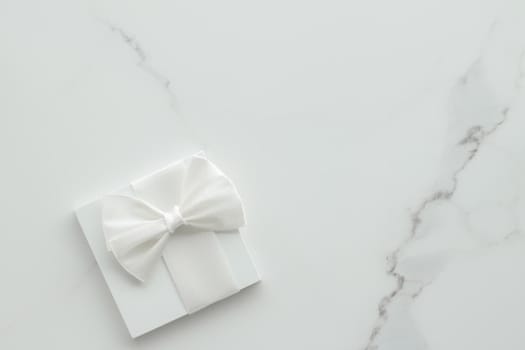 Romantic celebration, lifestyle and holiday present concept - Luxury wedding gifts on marble