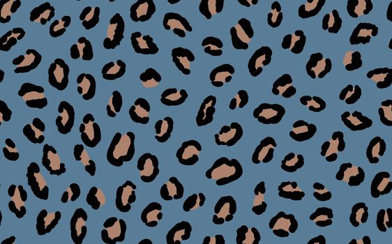 Abstract modern leopard seamless pattern. Animals trendy background. Colorful decorative vector stock illustration for print, card, postcard, fabric, textile. Modern ornament of stylized skin.