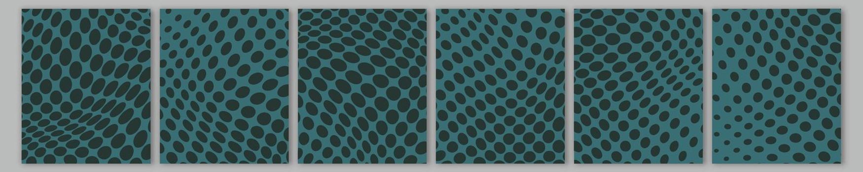 Set of vector cover notebook design. Abstract pop art dotted gradient template design for notebook paper, copybook brochures, book, magazine. Planner and diary cover for print.