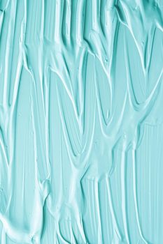 Mint cosmetic texture background, make-up and skincare cosmetics cream product, luxury beauty brand, holiday flatlay design or abstract wall art and paint strokes.