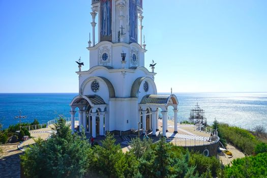 Temple-beacon memory of all those killed on the water and travel. Malorechenskoe. Crimea