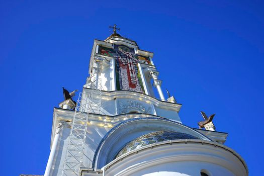 Temple-beacon memory of all those killed on the water and travel. Malorechenskoe. Crimea