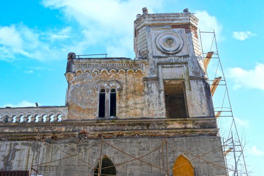 Urban landscape with ancient architecture. Sukhumi, Abkhazia