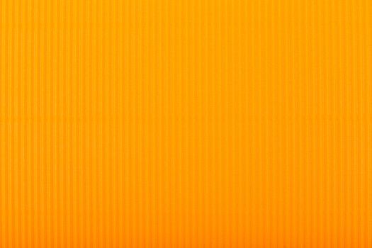 Orange wall texture with horizontal stripes. Orange paper background. Flat lay, copy space. 