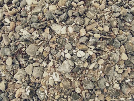 Pebble stones texture. Useful for design as natural background from sea stones 