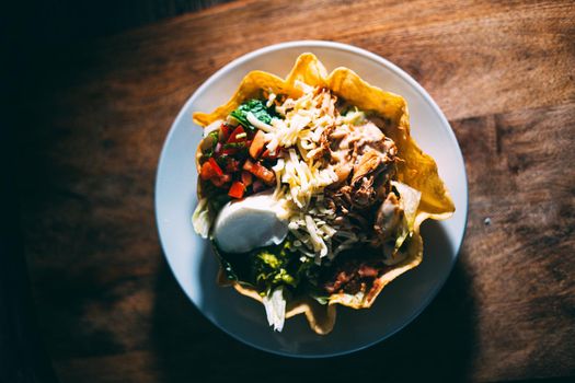 A delicious tasty taco snack