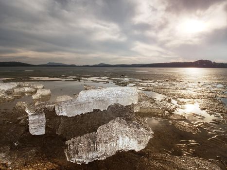 The Disappearing Glacier. Climate Change. Melting glaciers pose threat to seabed ecosystem