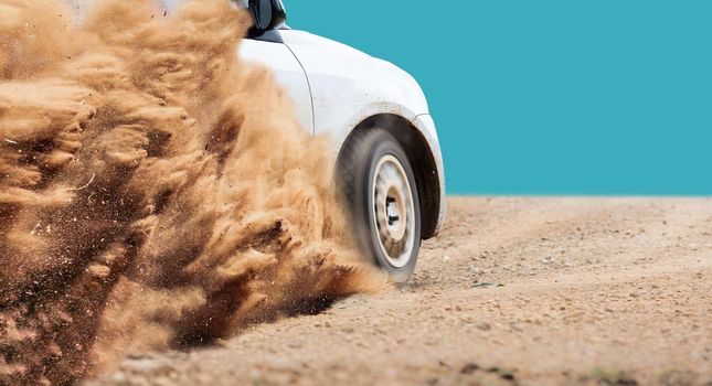 Rally Car speed in dirt track