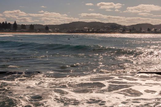 Photograph of the Pacific Ocean at Terrigal Beach on the Central Coast in New South Wales in Australia