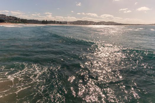 Photograph of the Pacific Ocean at Terrigal Beach on the Central Coast in New South Wales in Australia