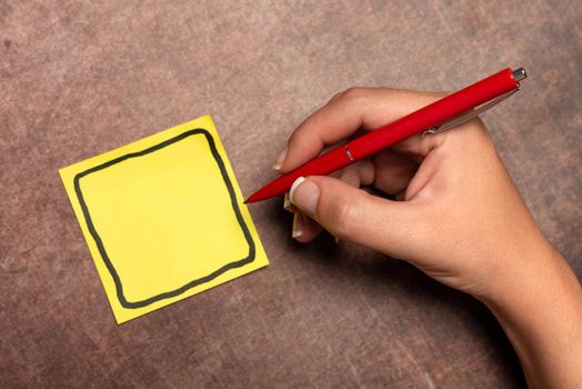 Writing Important Notes Drawing New Design Composing Letter Ideas