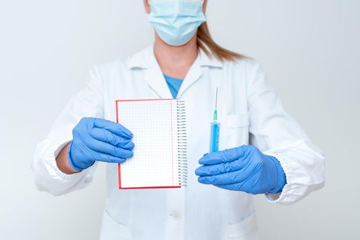 Preparing Medical Vaccine Presenting New Medicine Formulation