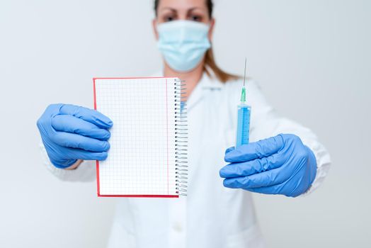 Preparing Medical Vaccine Presenting New Medicine Formulation