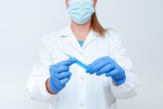 Preparing Medical Vaccine Presenting New Medicine Formulation