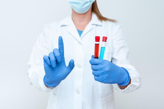 Testing Medicine And Vaccine For Virus Infection Laboratory Trial Tests