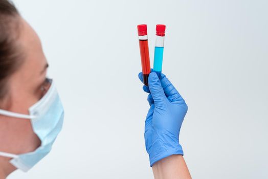 Testing Medicine And Vaccine For Virus Infection Laboratory Trial Tests