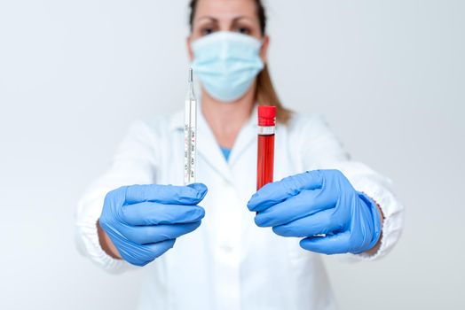 Testing New Vaccine For The Virus Presenting Vaccination Clinical Trials