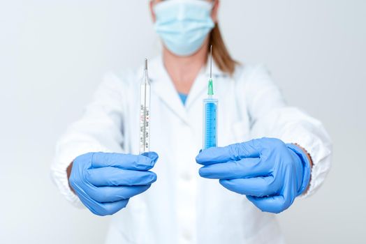 Testing New Vaccine For The Virus Presenting Vaccination Clinical Trials