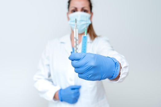 Testing New Vaccine For The Virus Presenting Vaccination Clinical Trials
