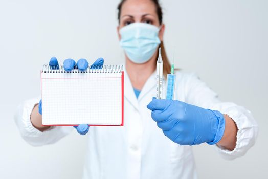 Testing New Vaccine For The Virus Presenting Vaccination Clinical Trials