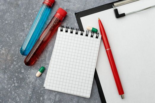 Writing Prescription Medicine Laboratory Testing And Analyzing Ifections