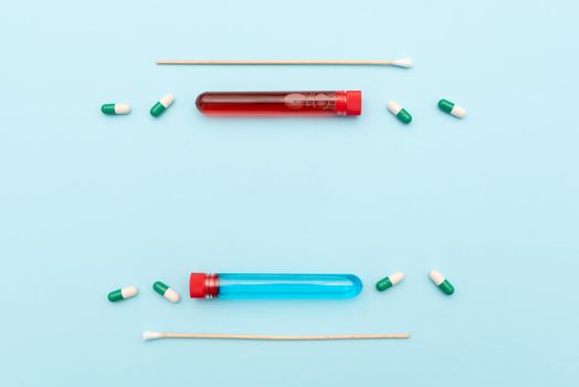 Prescribed Medicine Vitamines And Minerals Pills And Medical Supplies