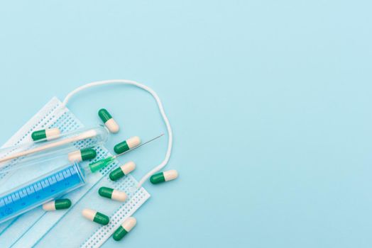 Prescribed Medicine Vitamines And Minerals Pills And Medical Supplies
