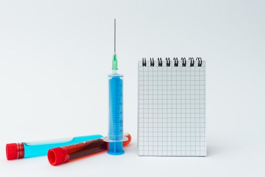 Writing Important Medical Notes Laboratory Testing Of New Infections