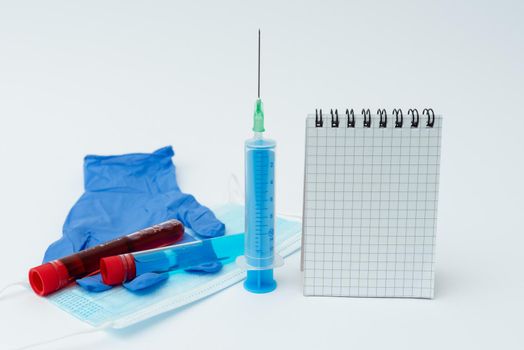 Writing Important Medical Notes Laboratory Testing Of New Infections
