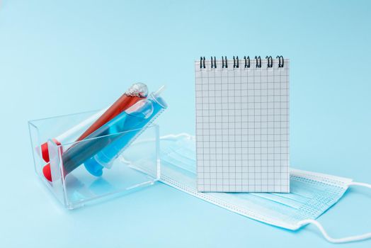 Writing Important Medical Notes Laboratory Testing Of New Virus Medicine