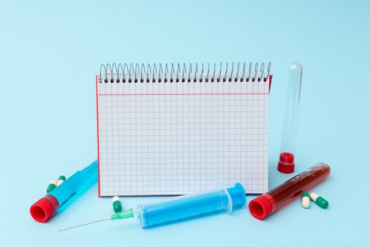 Writing Important Medical Notes Laboratory Testing Of New Virus Medicine