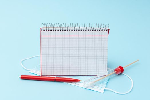 Writing Important Medical Notes Laboratory Testing Of New Virus Medicine