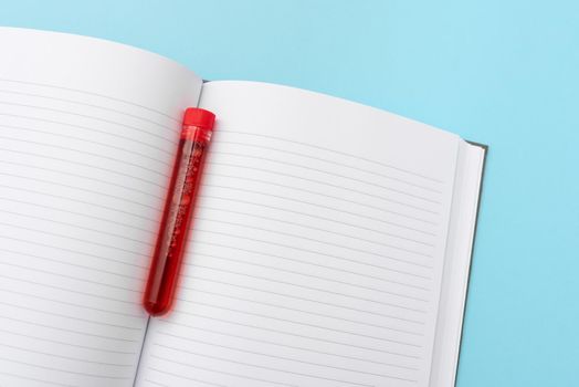 Writing Important Medical Notes Laboratory Testing Of New Virus Medicine