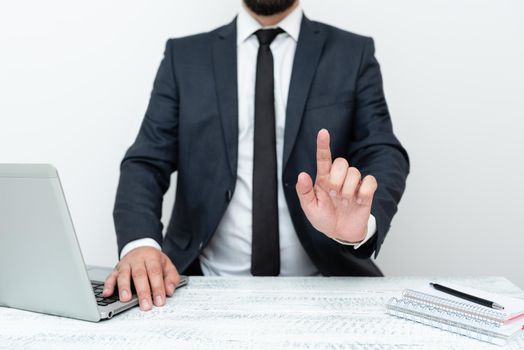 Remote Office Work Online Presenting Communication Technology