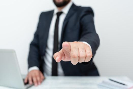 Remote Office Work Online Presenting Communication Technology